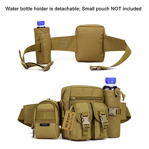 Huntvp Tactical Waist Pack Pouch with Water Bottle Pocket Holder W...