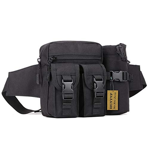 Huntvp Tactical Waist Pack Pouch with Water Bottle Pocket Holder W...