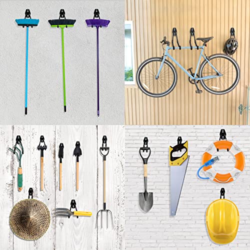 HUPBIPY 12 Pack Garage Hooks Heavy Duty,Utility Steel Garage Stora...