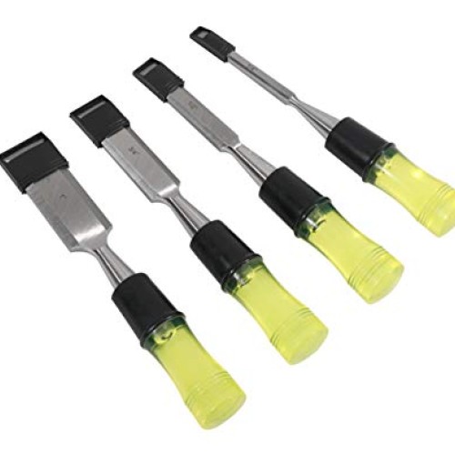 Hurricane 4 Pieces Wood Chisel Set Cr-V Construction for Woodworki...