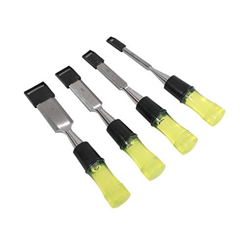 Hurricane 4 Pieces Wood Chisel Set Cr-V Construction for Woodworki...