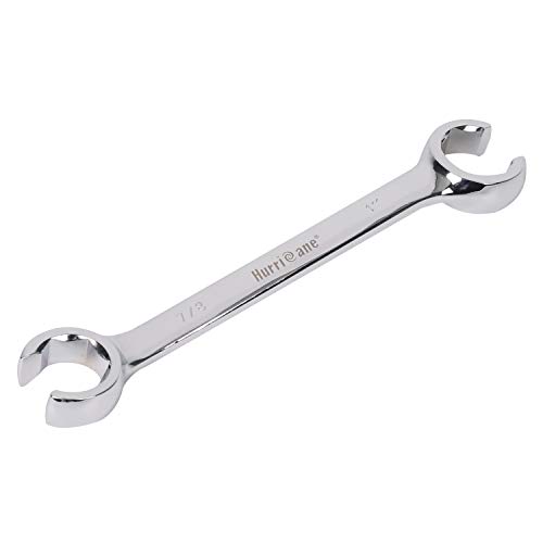 Hurricane 6 Pieces SAE Flare Nut Wrench Set 1/4 to 1, offset end...