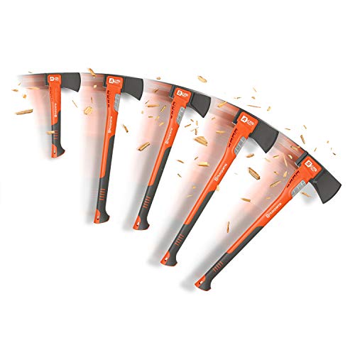 Husqvarna 24 in. Steel Splitting Axe with Fiberglass Handle