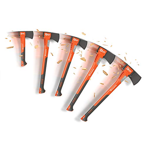 Husqvarna 28 in. Steel Splitting Axe with Fiberglass Handle
