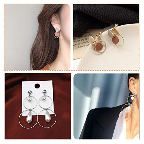 80pcs Earrings Beading Hoop Earring Circle Charms Round Beading Ho...