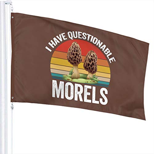 HUXINGXINGfaqi I Have Questionable Morels Flag 3 X 5 Ft Outdoor ...