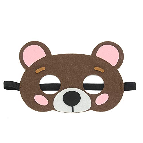 Hvogvok 12 pcs Animal Masks Halloween Masks Dress-Up Party Accesso...