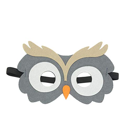 Hvogvok 12 pcs Animal Masks Halloween Masks Dress-Up Party Accesso...