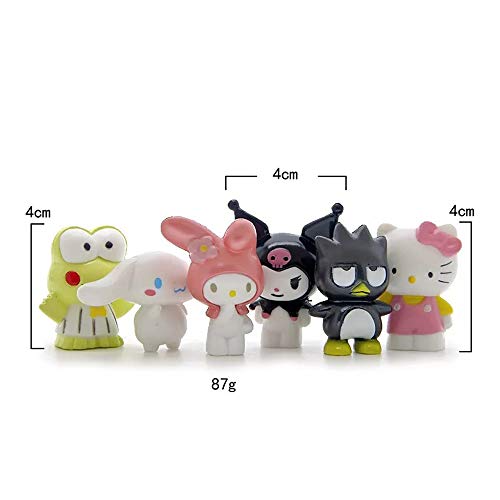 Hvogvok 6 pcs Lovely Animal Characters Toys Figurines Playset, Gar...