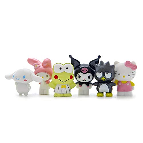 Hvogvok 6 pcs Lovely Animal Characters Toys Figurines Playset, Gar...