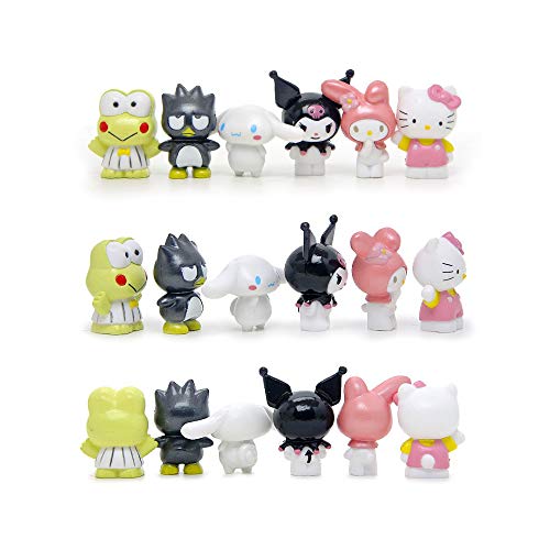 Hvogvok 6 pcs Lovely Animal Characters Toys Figurines Playset, Gar...