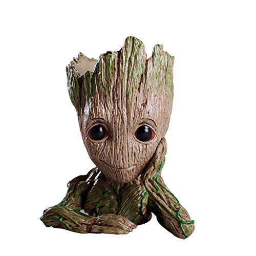Baby Groot Flowerpot Flower Pot Planter Action Figures Tree Man Cu...
