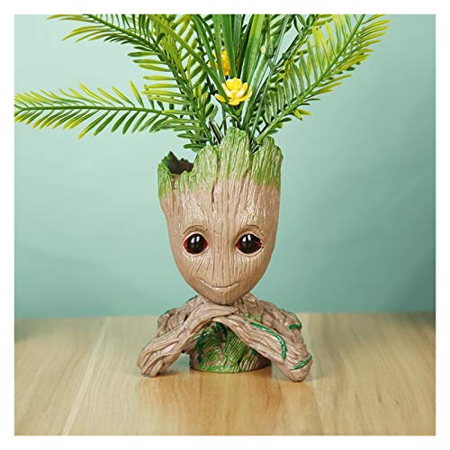Baby Groot Flowerpot Flower Pot Planter Action Figures Tree Man Cu...