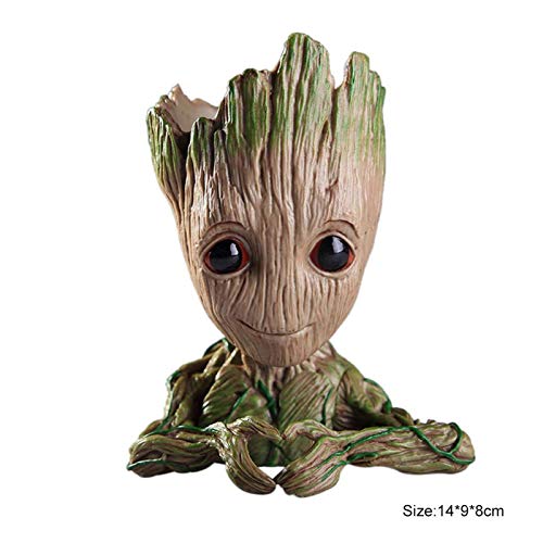 Exquisite Baby Groot Flowerpot Flower Pot Plants Planter Figures T...