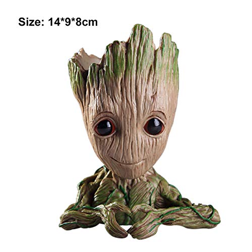 Exquisite Baby Groot Flowerpot Flower Pot Plants Planter Figures T...