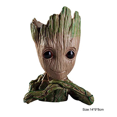 Exquisite Baby Groot Flowerpot Flower Pot Plants Planter Figures T...