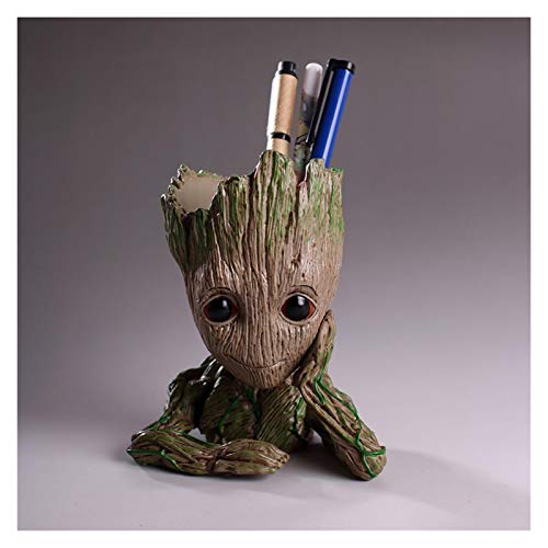 Exquisite Groot Baby Flowerpot Action Figures Model Toy Pen Pot Ho...