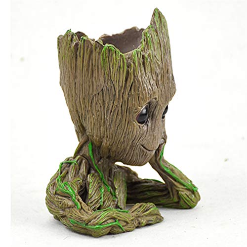 Flower Pot Baby Groot Flowerpot Planter Action Figures Tree Man Mo...