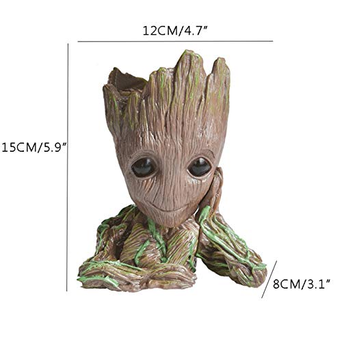 Flower Pot Baby Groot Flowerpot Planter Action Figures Tree Man Mo...
