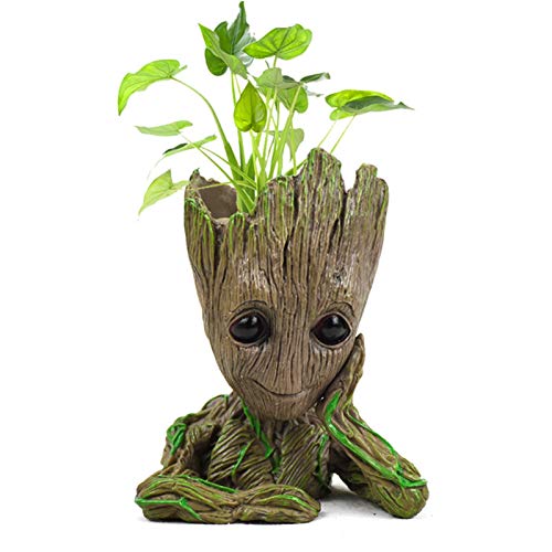 Flower Pot Baby Groot Flowerpot Planter Action Figures Tree Man Mo...