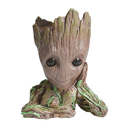 Flower Pot Baby Groot Flowerpot Planter Action Figures Tree Man Mo...