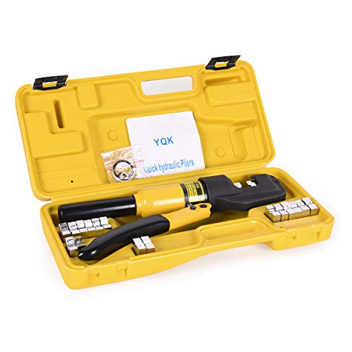 10 Tons Hydraulic Wire Battery Cable Lug Terminal Crimper Crimping...