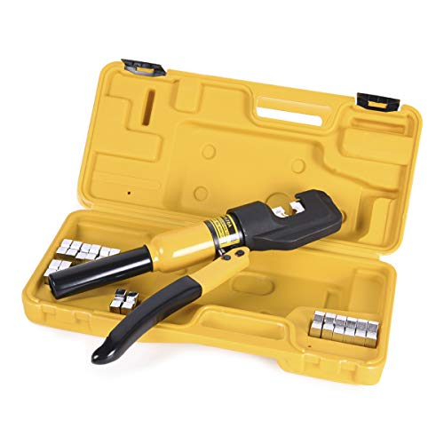 10 Tons Hydraulic Wire Battery Cable Lug Terminal Crimper Crimping...