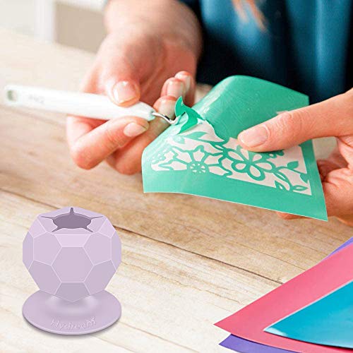 3 Pack Suctioned Vinyl Weeding Scrap Collector, Silicone Suction C...
