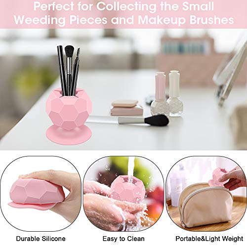 Suctioned Vinyl Weeding Scrap Collector, Silicone Suction Cups for...