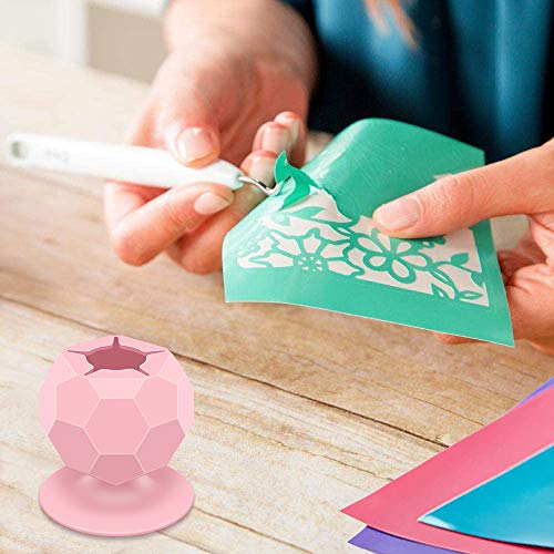 Suctioned Vinyl Weeding Scrap Collector, Silicone Suction Cups for...