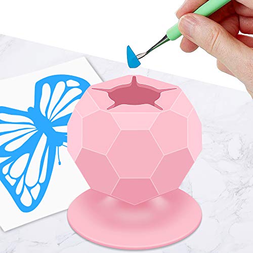 Suctioned Vinyl Weeding Scrap Collector, Silicone Suction Cups for...