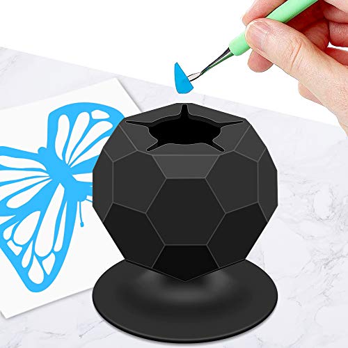 Suctioned Vinyl Weeding Scrap Collector, Silicone Suction Cups for...