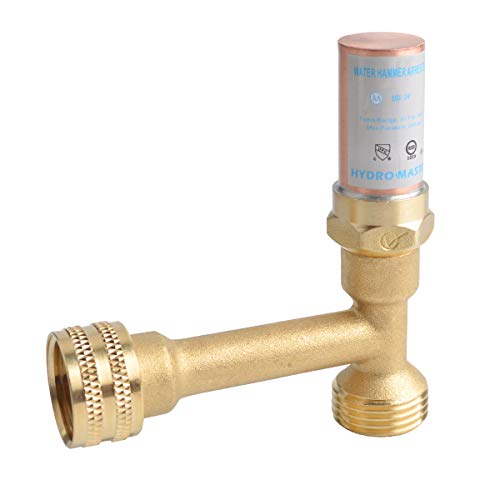 HYDRO MASTER 0611001 Tee Water Hammer Arrestors, 3/4 in. FHT x 3/4...