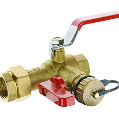 HYDRO MASTER Tankless Water Heater Service Valve Kit with Pressure...