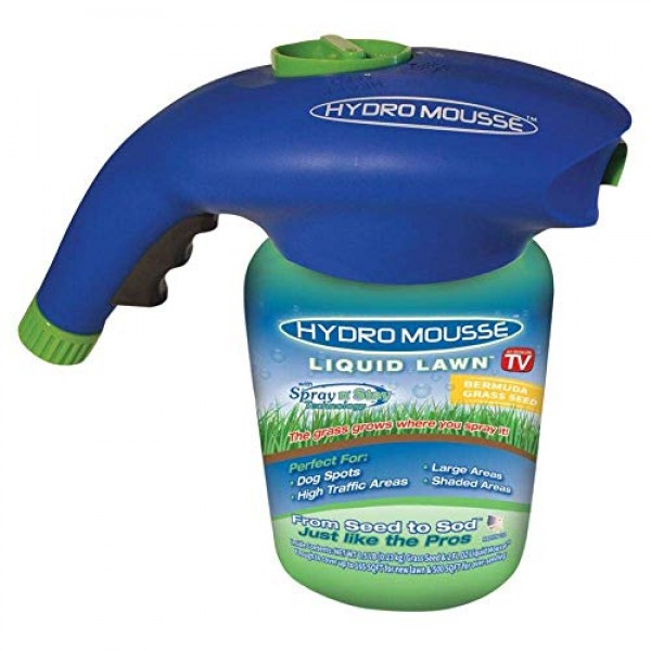 Hydro Mousse Liquid Lawn - Bermuda Grass Seed - Made in USA - Seed...