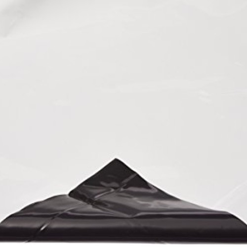 Hydrofarm ABWP1 Black & White Poly, 10 x 10, 5. 5 mil, 10, Black