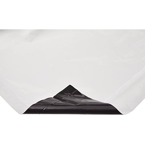 Hydrofarm ABWP1 Black & White Poly, 10 x 10, 5. 5 mil, 10, Black