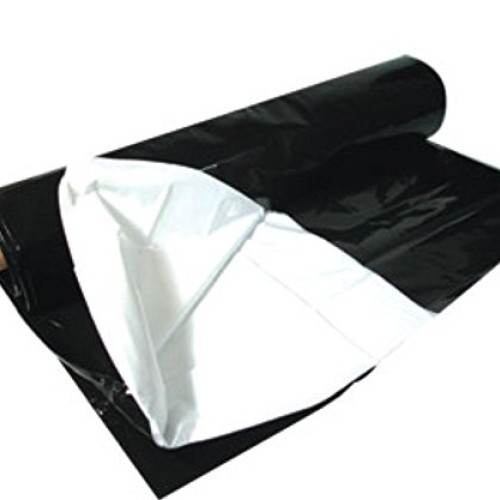 Hydrofarm ABWP25 Black & White, 10 x 25, 5.5 mil Poly Film, 10,...