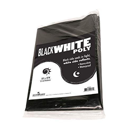 Hydrofarm ABWP25 Heavy Duty Waterproof Indoor or Outdoor Black Whi...