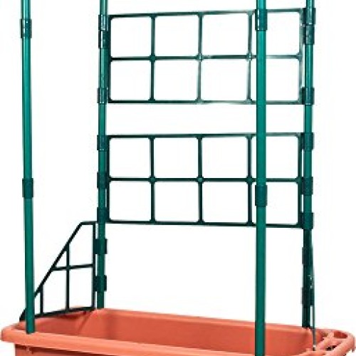 Hydrofarm GCTR Tomato Trellis Garden on Wheels Tree Tower, Green