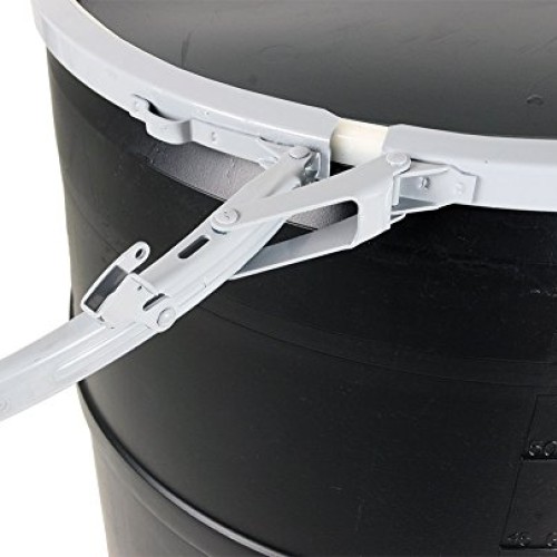 Hydrofarm HG55DRUM Drum with Solid Lid & Lock, 55 gallon