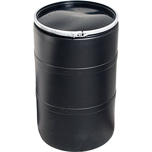 Hydrofarm HG55DRUM Drum with Solid Lid & Lock, 55 gallon