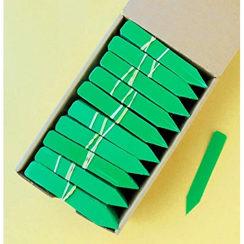 Hydrofarm Macore Co HGPMG1000 Plant Stake Labels, 4 x 5/8, Green