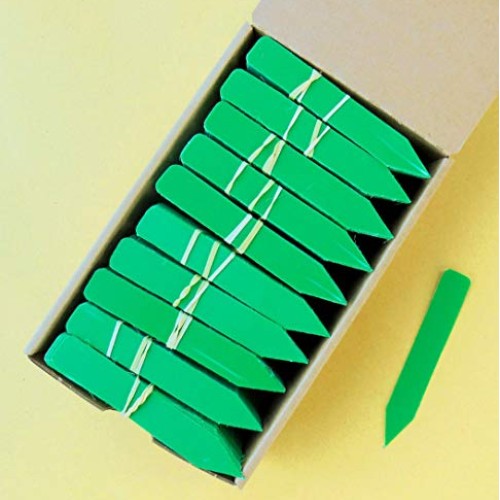 Hydrofarm Macore Co HGPMG1000 Plant Stake Labels, 4 x 5/8, Green