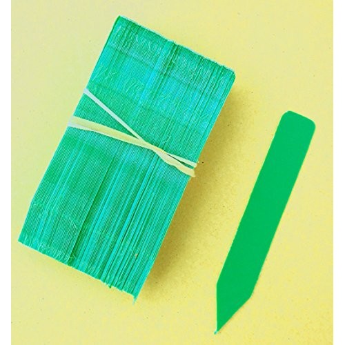 Hydrofarm Macore Co HGPMG1000 Plant Stake Labels, 4 x 5/8, Green