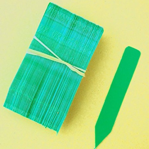 Hydrofarm Macore Co HGPMG1000 Plant Stake Labels, 4 x 5/8, Green