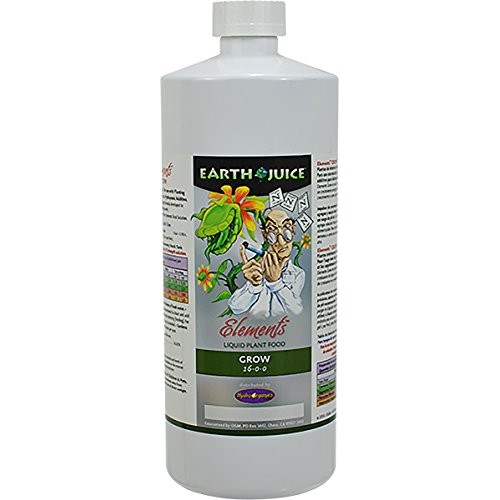 HydroOrganics HOEG35002 Earth Juice Elements Grow , 1-Quart 16-0-0
