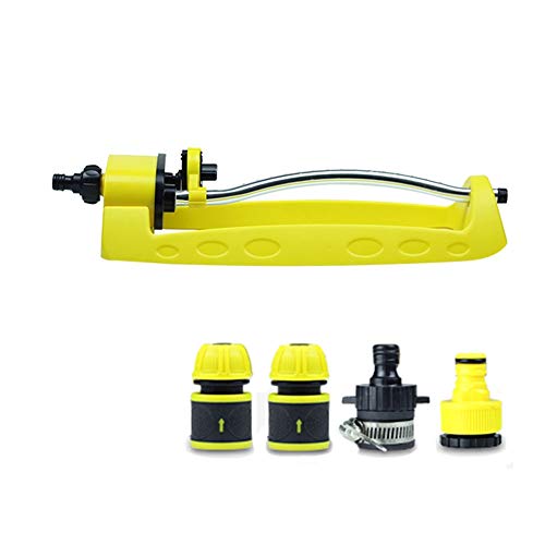 HYDT Garden Sprinkler with 15 Nozzles, Oscillating Large Area Cove...