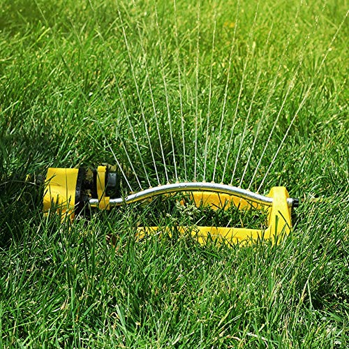 HYDT Garden Sprinkler with 15 Nozzles, Oscillating Large Area Cove...
