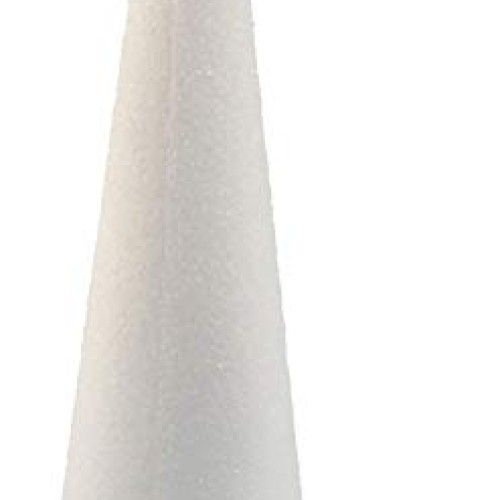 Hygloss Products Styrofoam Cones – White Cones for Floral Arrangem...
